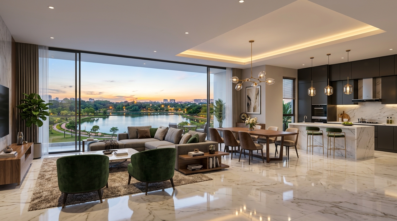 3 BHK Luxury Layout Plan